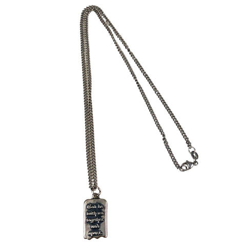 Premium Label Bad Habits Luxury Signature Silver Razor Blade Charm .925  Necklace For Sale at 1stDibs