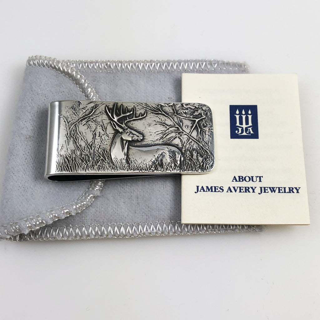 James Avery Sterling Buck Money Clip