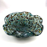 AVM Murano glass bowl blue