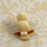 Avon Lucite Owl Pin Vintage