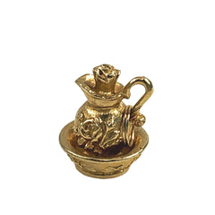 Avon Gold Plated Pitcher Charm