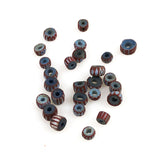 red white blue arfrican trade beads