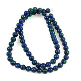 Azurite-Malachite Round Beads