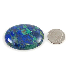 Azurite Malachite Gemstone Oval Cabochons