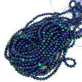 Vintage azurite malachite beads