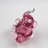 Baccarat Baccarat Pink Crystal Spinning Elephant Figurine France