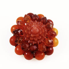 Bakelite Brooch Butterscotch Amber