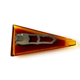 Art Deco Red Bakelite Dress Clip