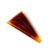 Art Deco Red Bakelite Dress Clip