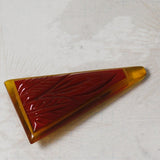 Red Bakelite Dress Clip