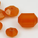 Butterscotch Bakelite Faceted Beads