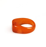 Bakelite Butterscotch Initial H Ring