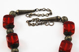 Afghan Silver and Bakelite Tribal Necklace Clasp