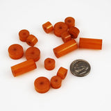 Butterscotch Bakelite Tube Beads