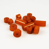 Butterscotch Bakelite Tube Beads