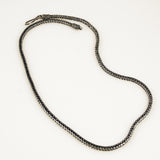 Unisex Sterling Silver Wheat Chain