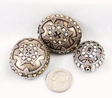 Bali Large Focal Sterling Silver Oval Beads