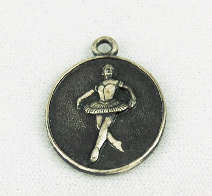 Sterling Silver Ballerina Charm