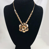 Barclay Gold Rhinestone Necklace