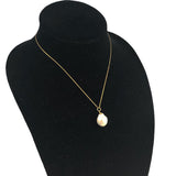 Baroque Pearl on 14K Gold Necklace