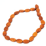 Bayong Wood Oval Bead Strands