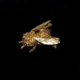 14K Gold Bumble Bee Brooch