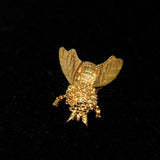 14K Gold Bumble Bee Brooch