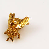 14K Gold Bumble Bee Brooch