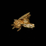 14K Gold Bumble Bee Brooch