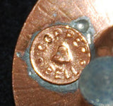 Logo for Bell Trading Post Copper Brooch & Earring Set Vintage