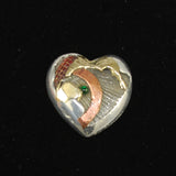 Mixed Metal Pocket Heart Benner Studios
