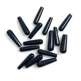 Black Coral Drop Beads