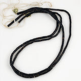 Black Coral Heishi Beads Rare Natural 