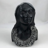 Black Coral Leialoha Sculpture by Frank Schirman vintage