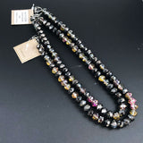 D Stevens faceted crystal beads 12mm