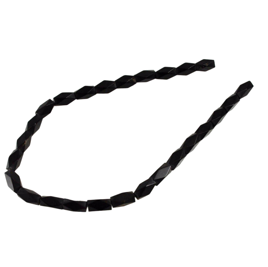 Black Horn Diamond Bead Strands