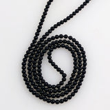 black onyx 2mm beads