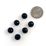 Faceted Black Onyx Gemstone Beads