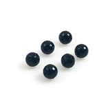 Faceted Black Onyx Gemstone Beads