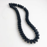 Black Onyx Gemstone Hexagon Beads