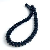 Black Onyx Gemstone Hexagon Beads