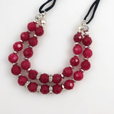 Red Jade Necklace by White House Black Market NWT