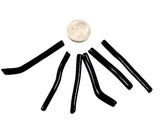 Black Coral Stick Beads Natural AA Coral
