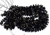 Vintage Black Coral Stick Beads Strands Rare Natural AA Coral