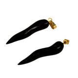 Black Horn Pendants Lucky