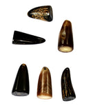 Black Horn Tip Pendants - Lucky Amulets