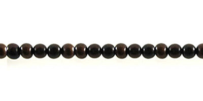 Black Ebony Wood Bead Strands