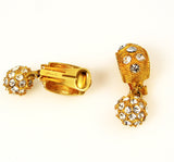 Blanca Elegant Rhinestone Clip On Earrings