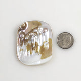 Blister Pearl Shell Pendant white