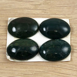 Green Bloodstone Oval Gemstone Cabochons